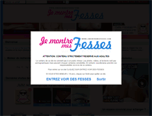 Tablet Screenshot of jemontremesfesses.com